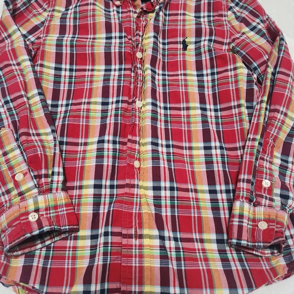 Ralph Lauren Polo Plaid Button Down Shirt